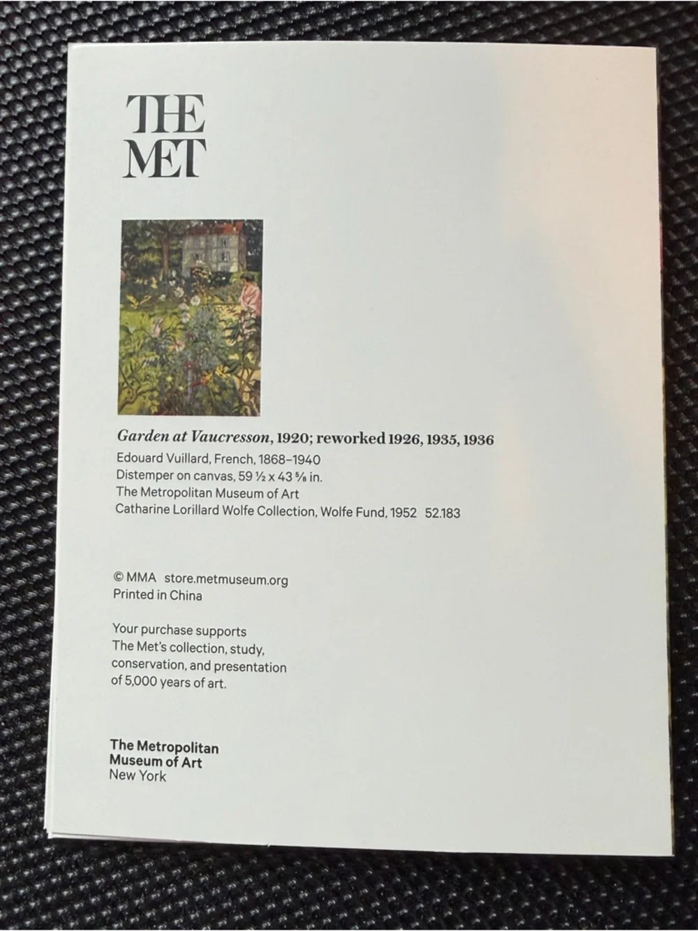 THE‎ METROPOLITAN MUSEUM OF ART 